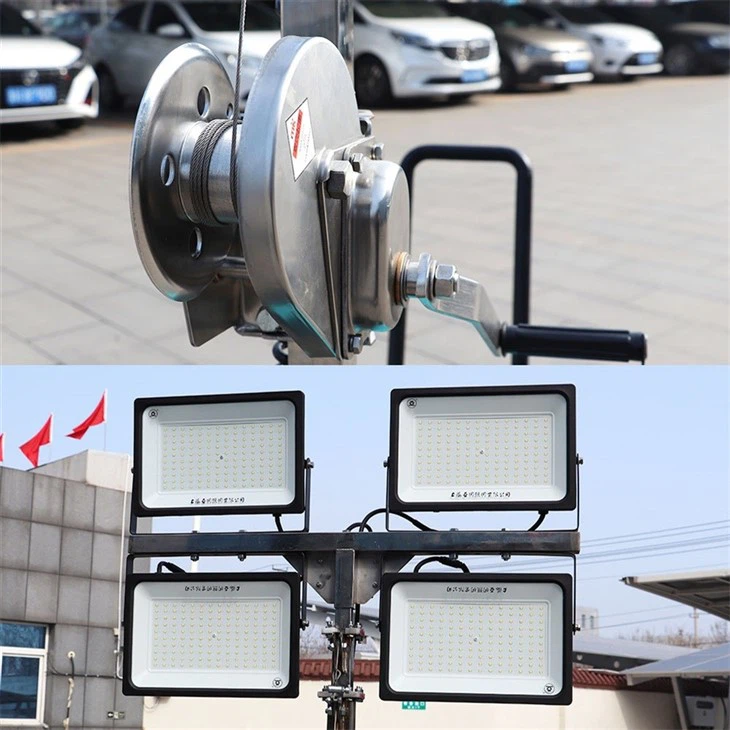 VANSE WSY-55C Portable Construction Mobile Outdoor Light Tower Trailer Rechargeable Cordless Work Light